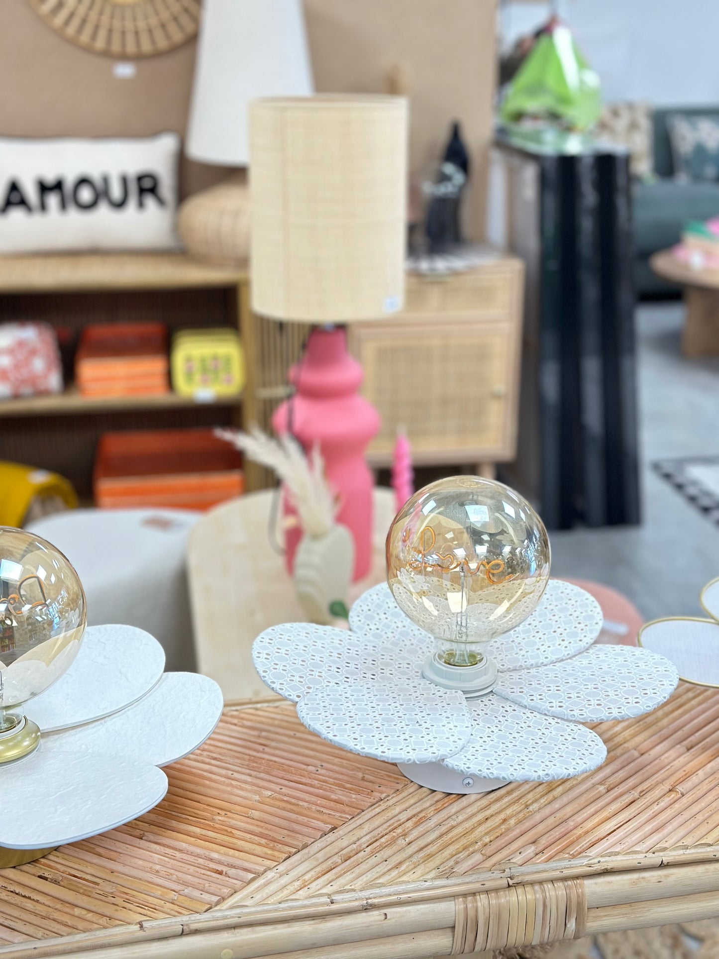 Applique fleurs new édition L32 P10 H32cm