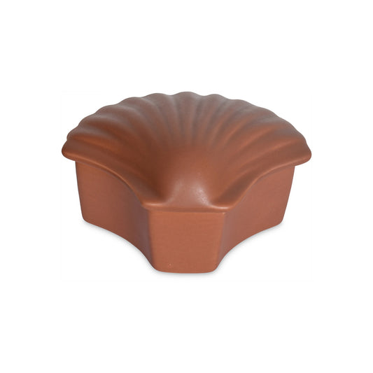 Boîte coquillage terracotta
