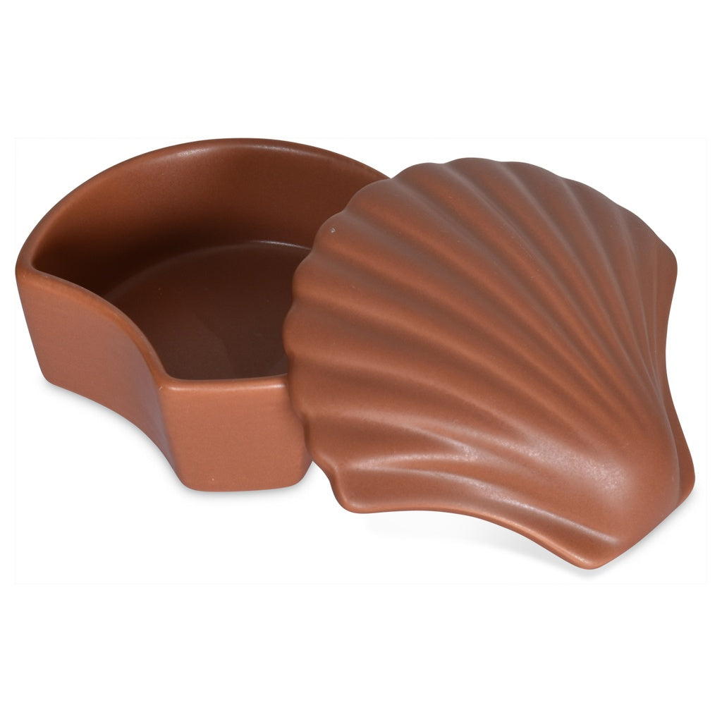Boîte coquillage terracotta