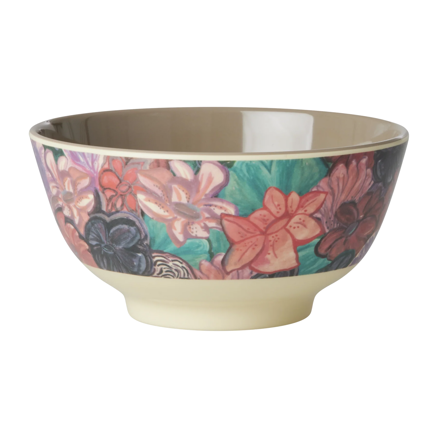 Bol moyen motif forest flower
