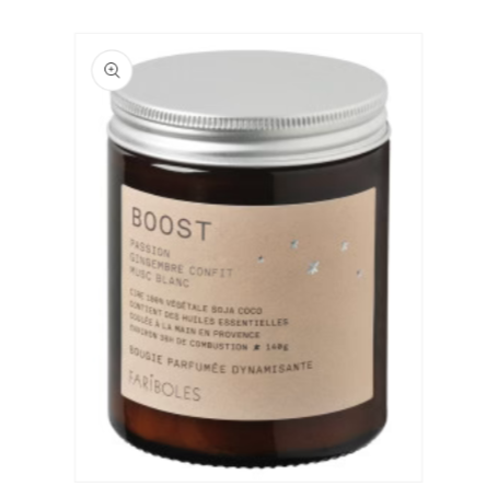 Bougie parfumée Boost