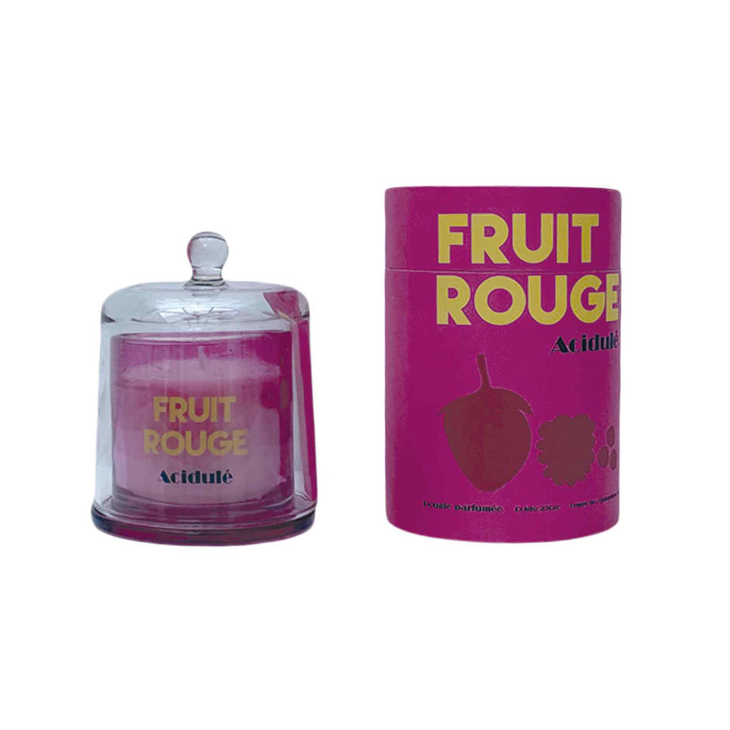 Bougie arty fruit sous cloche 250g
