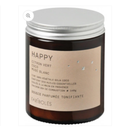 Bougie parfumée Happy