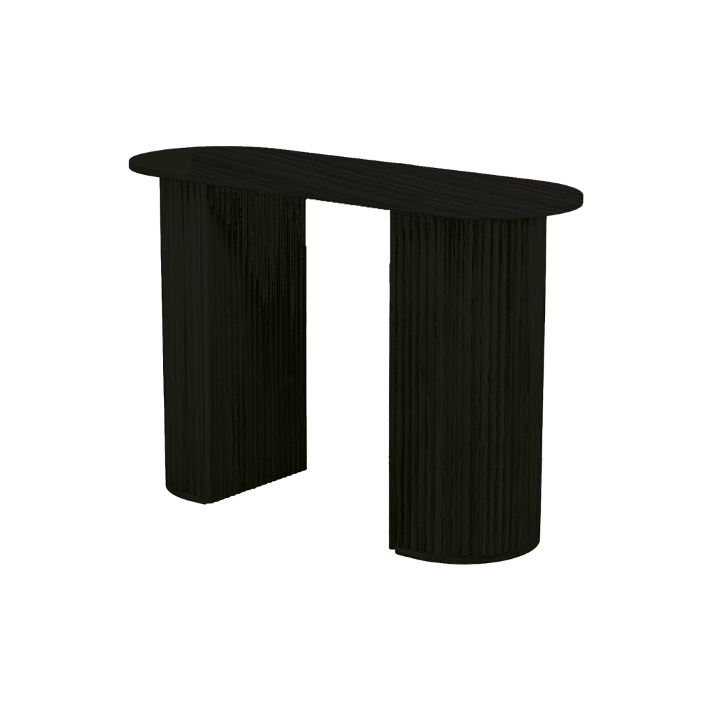 Console en bois noir