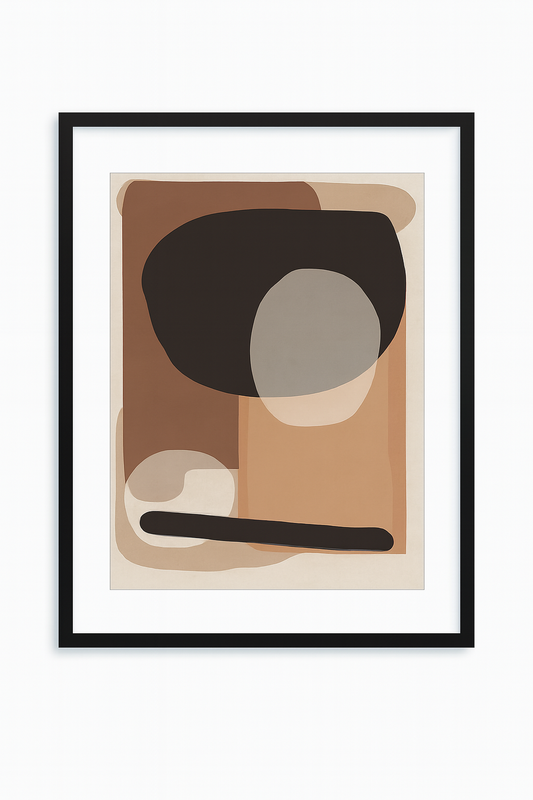Affiche encadrée – Architecture minimaliste (42.5x53 cm)