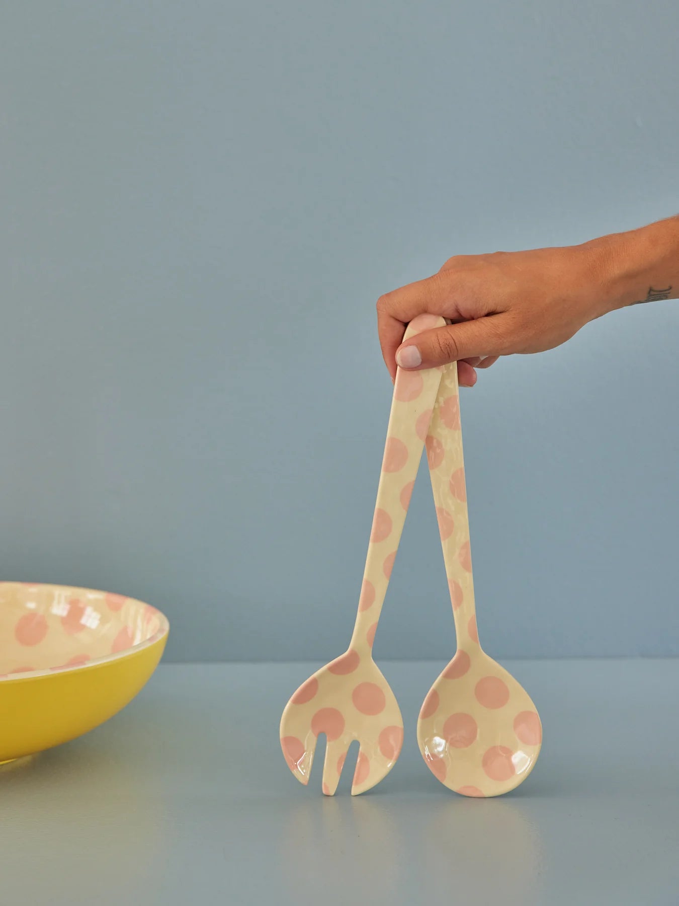 Saladier pois rose rice