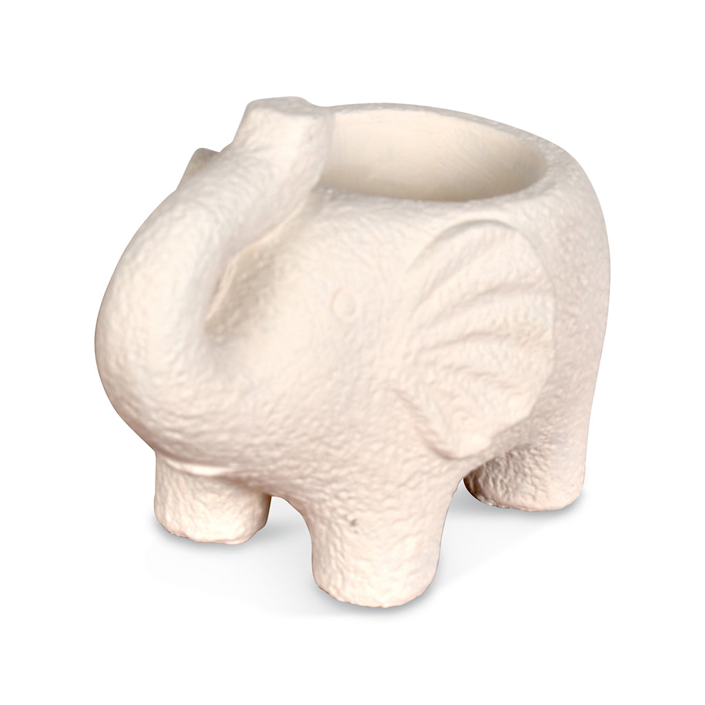 Statuette éléphant écru