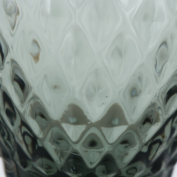 Verres à pied Aurora x6 noir transparent