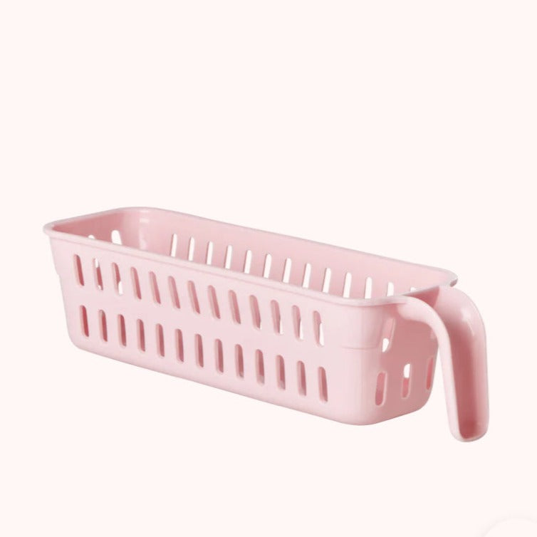 Rangement bac alimentaire rose clair