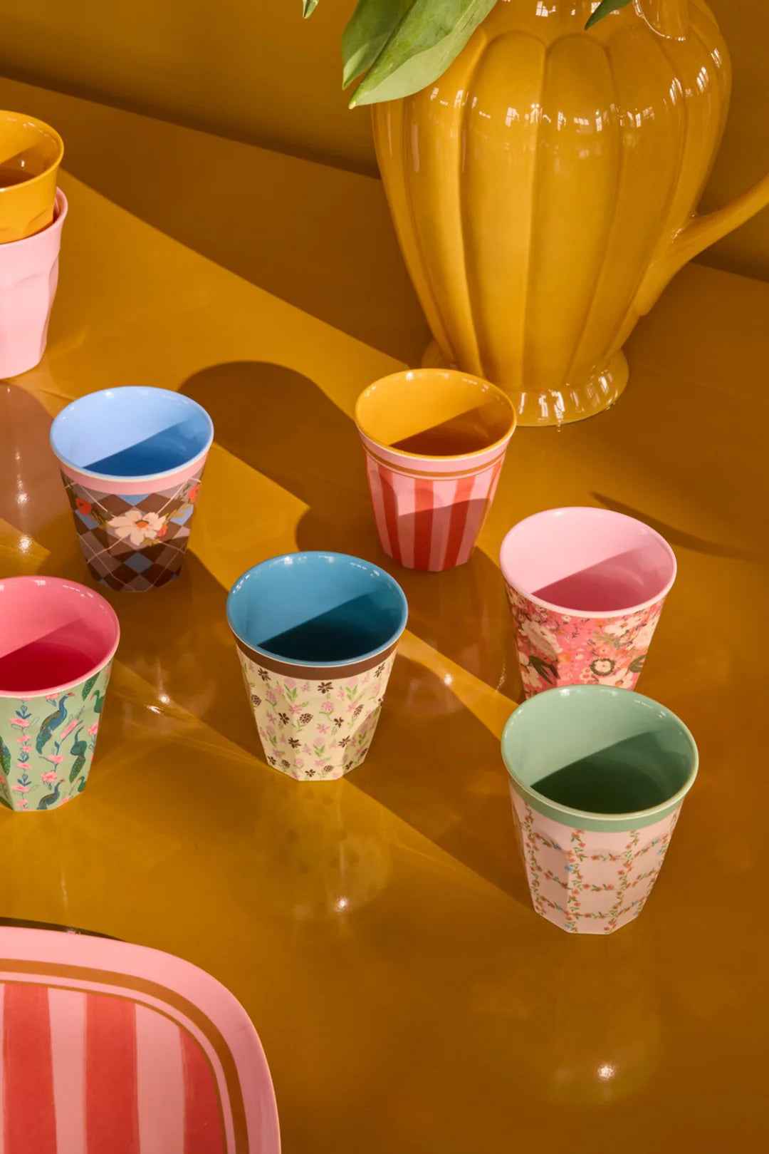 Set de 6 petits gobelets imprimés