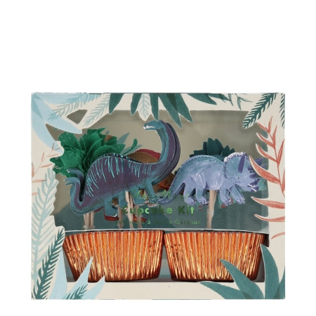 Kit de 24 Cupcakes Dinosaure
