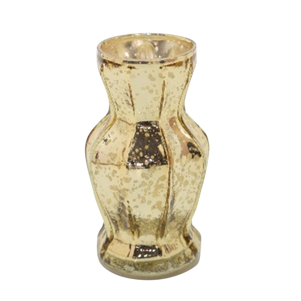 Vase doré moucheté H11cm