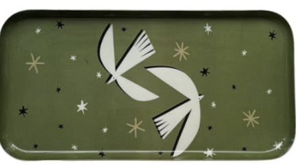Plateau rectangulaire en métal
