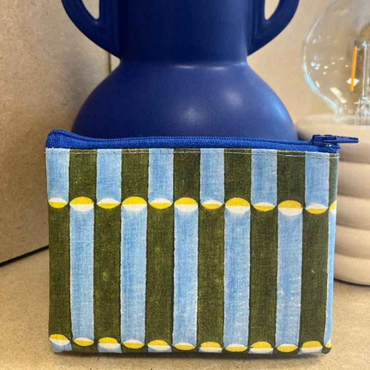 Pochette similicuir cœur ex-voto argent