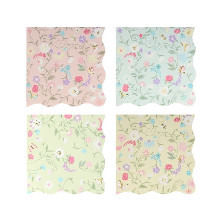 Serviettes Florales Ladurée Paris petit modèle