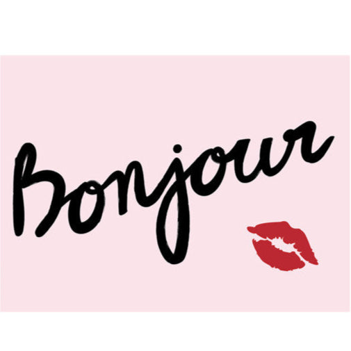 Set de table bonjour