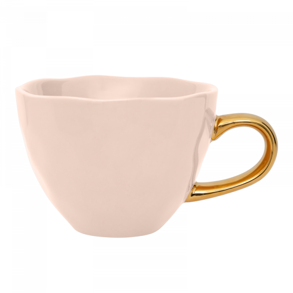 Tasse à thé anse dorée