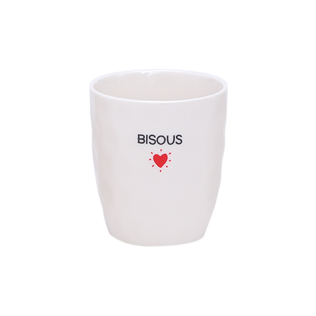Mug à message avec cœur