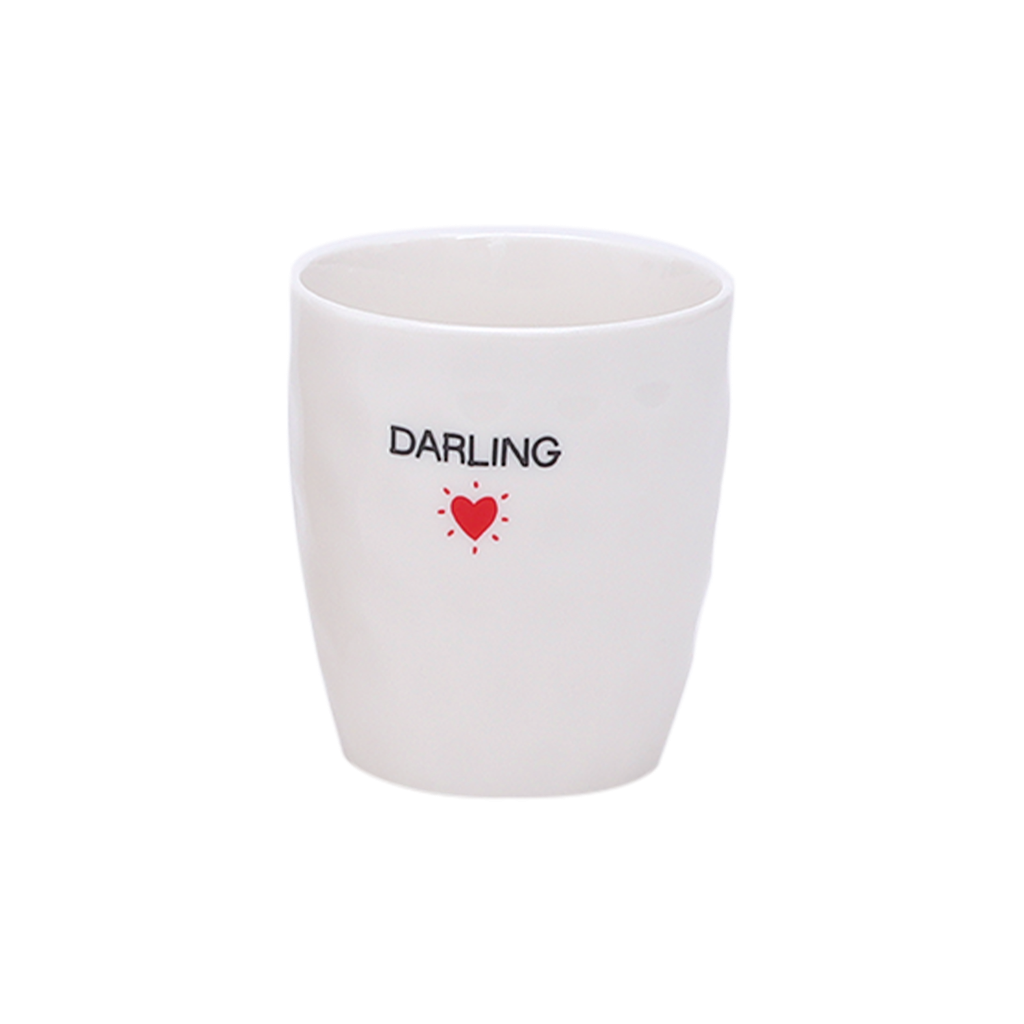 Mug à message avec cœur