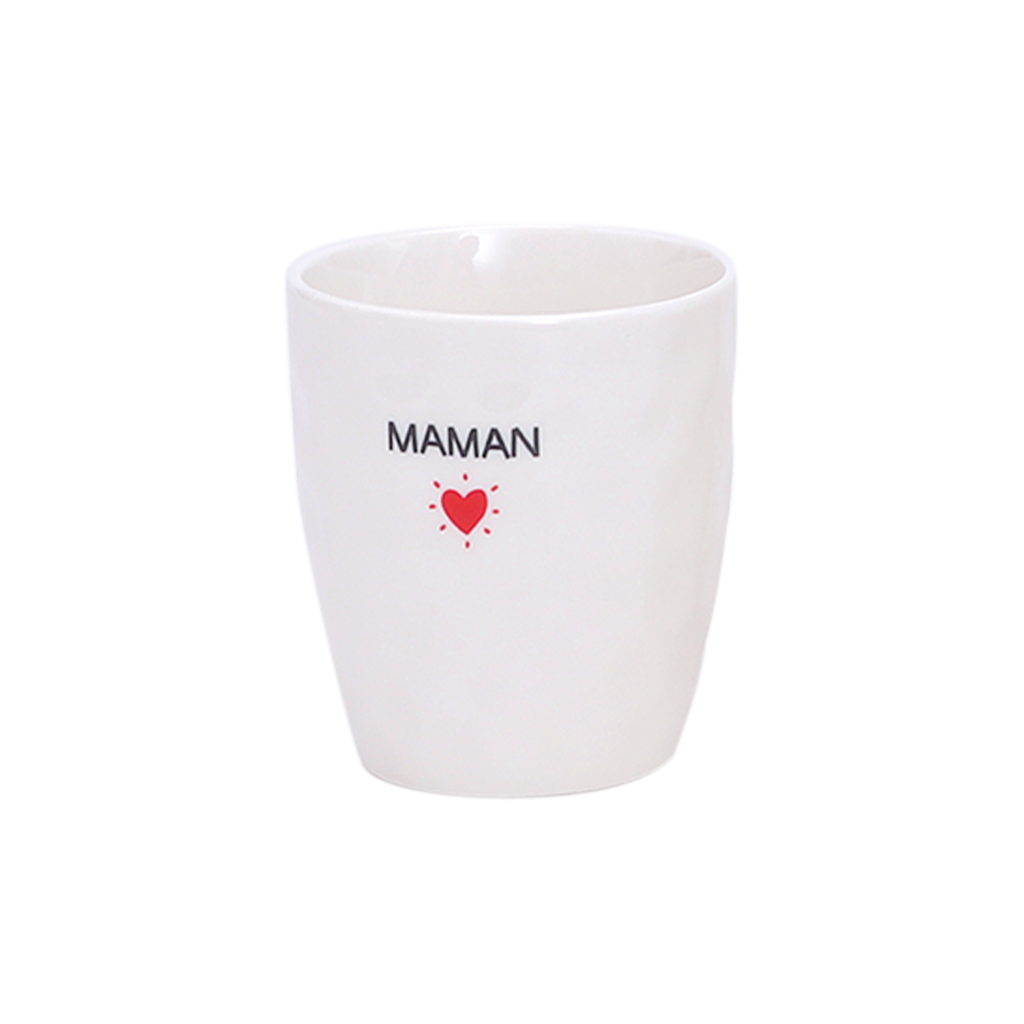Mug à message avec cœur