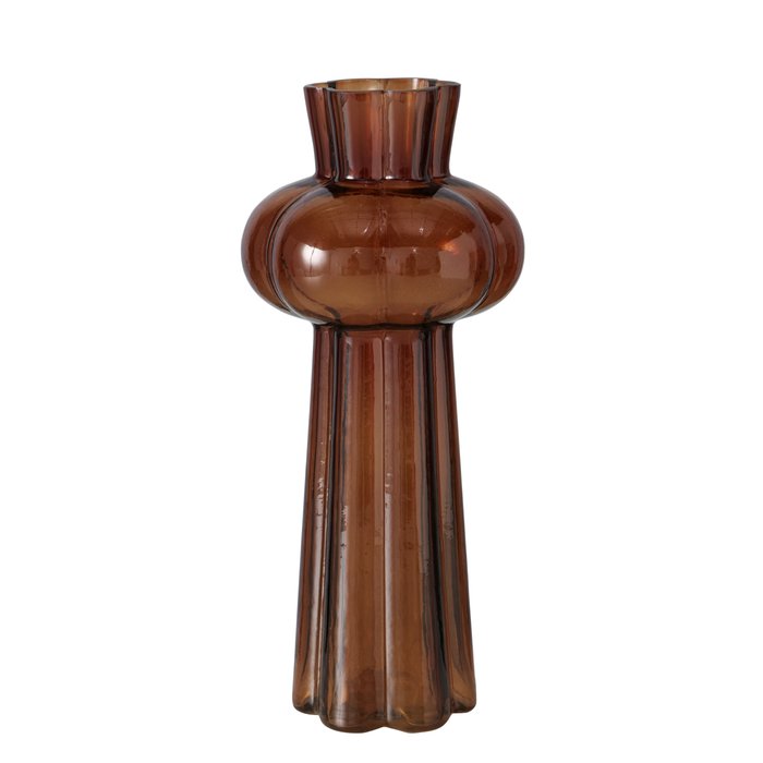 Vase haut brun clair