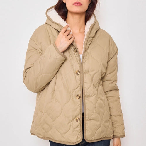 Veste matelassé réversible