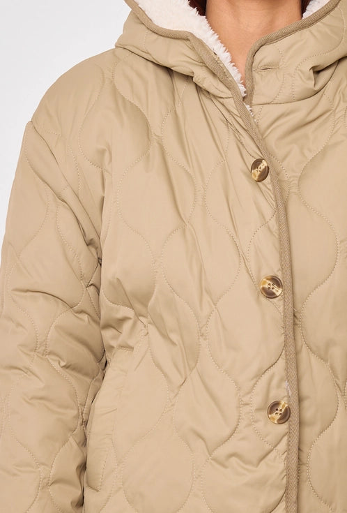 Veste matelassé réversible