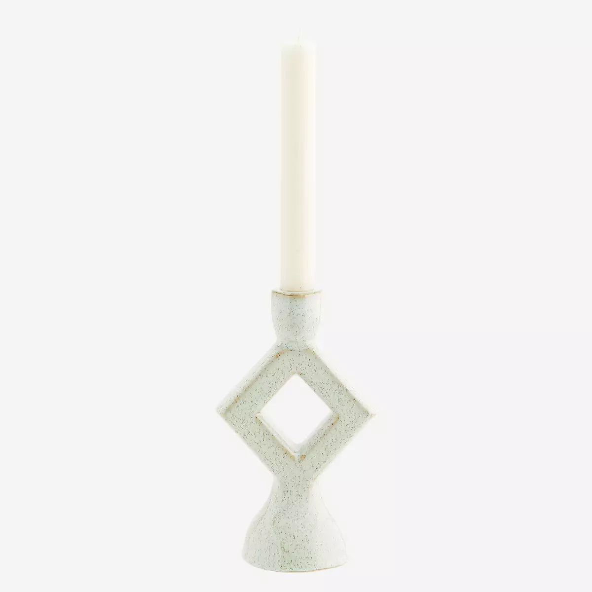 Bougeoir céramique losange h20.5cm