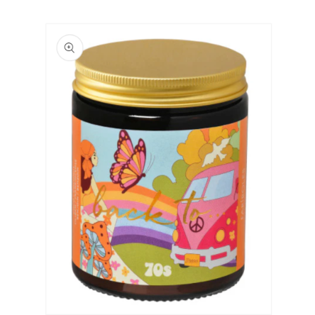 Bougie parfumée back to ... 70's