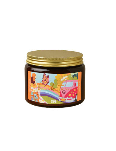 Bougie parfumée back to ... 70's