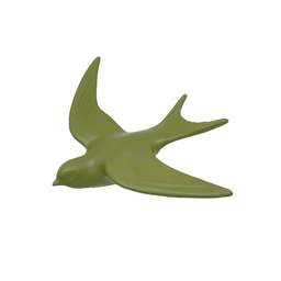 Déco murale oiseau L14 P4 H16,8cm