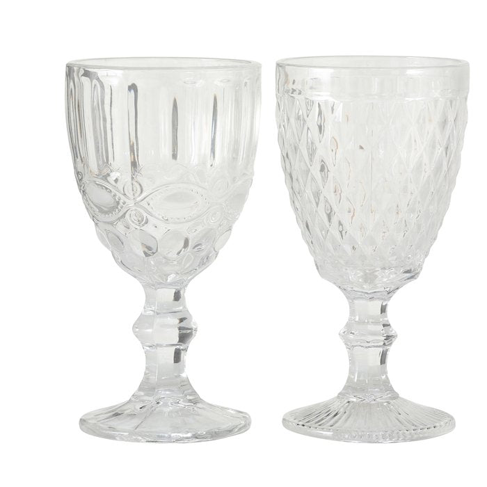 Verres à pied Aurora x6 transparent