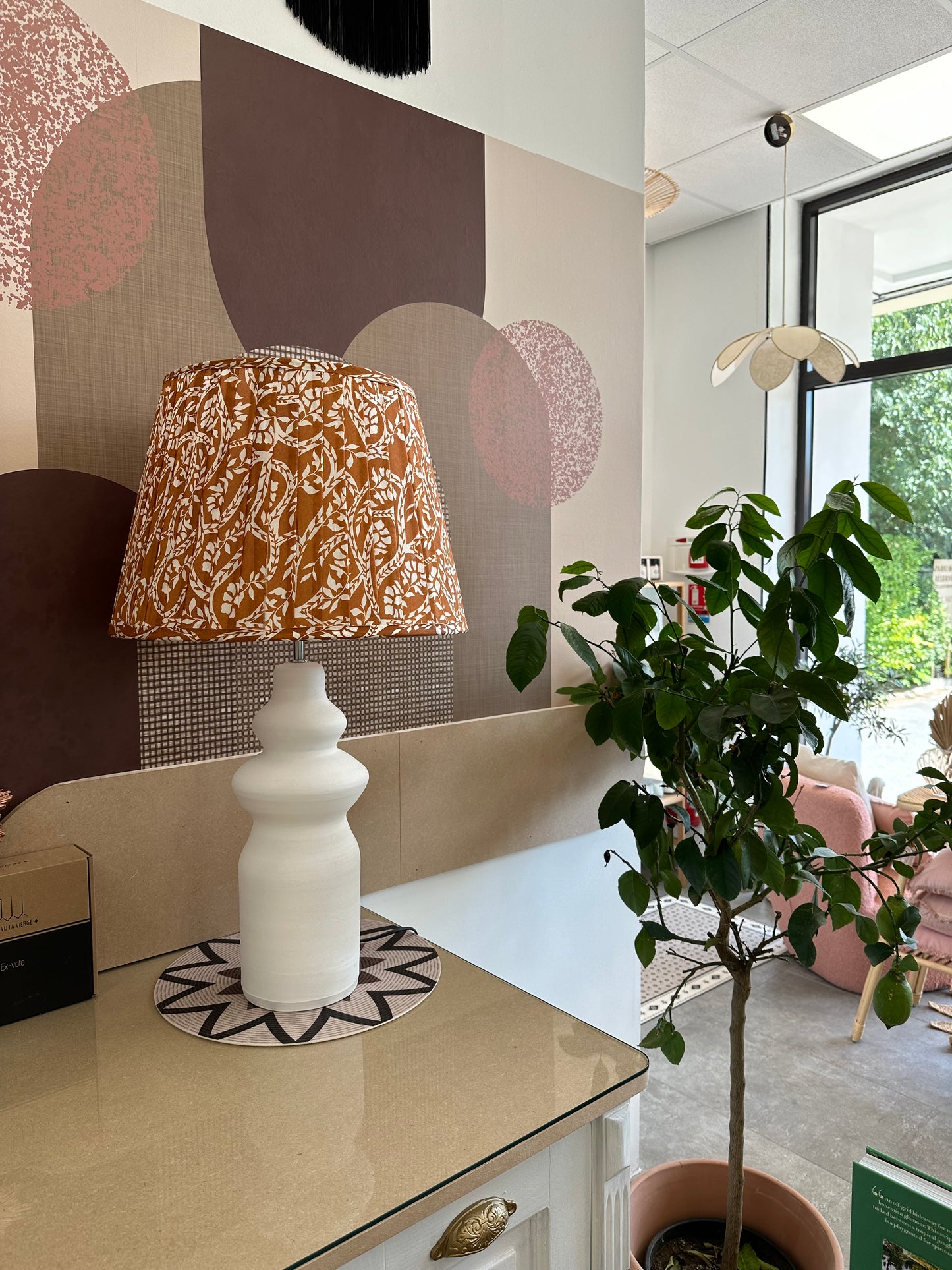 Lampe de table pied en céramique