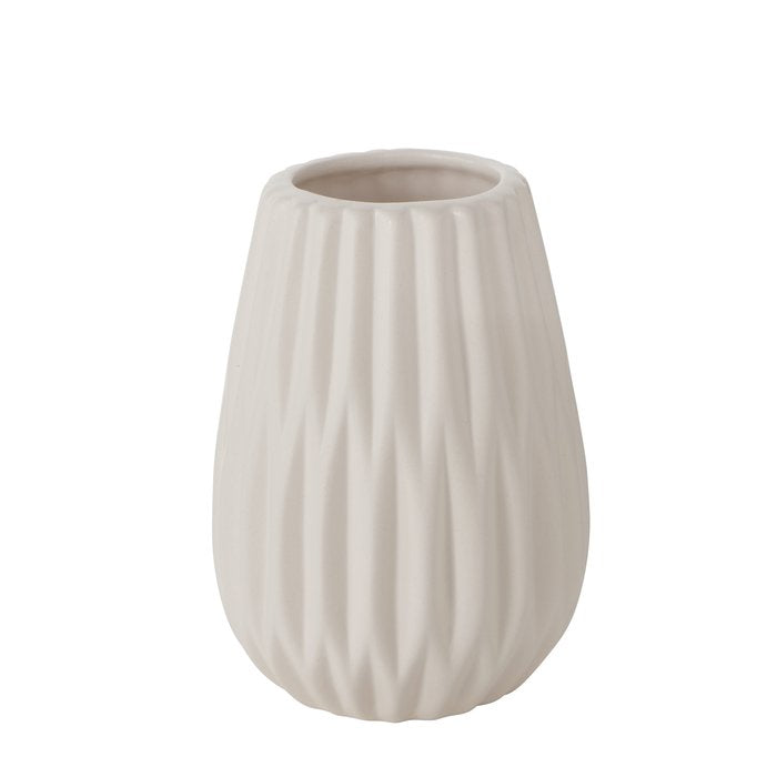 vase strie noir/ blanc/ jaune