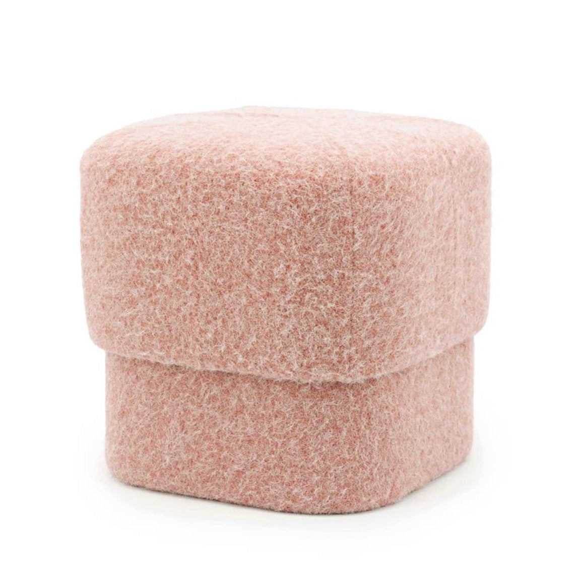 Pouf carré Rose doux  40x40x40cm
