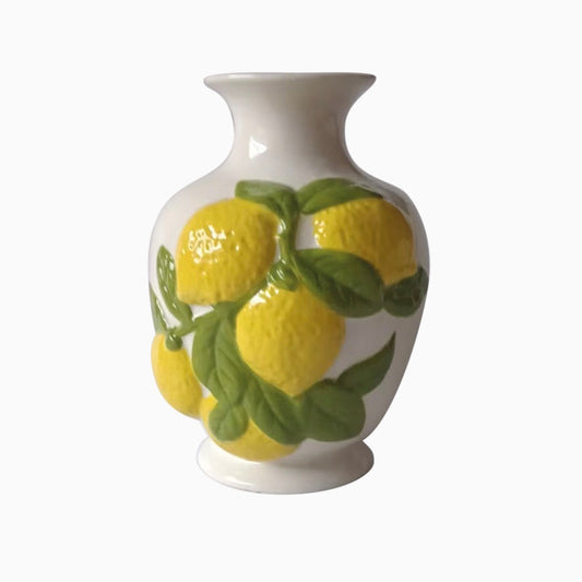 Vase céramique citron – H20,7 cm