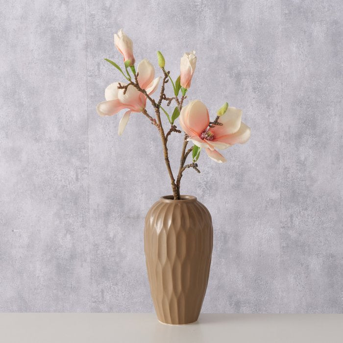 Vase marron H21.5 cm