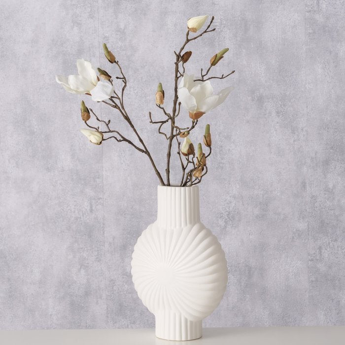 Vase soleil Blanc