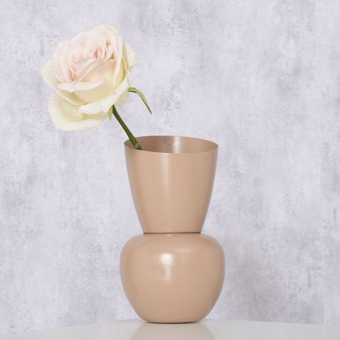 Vase Beige rosé H18cm