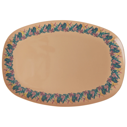 plateau/assiette fleur hilma