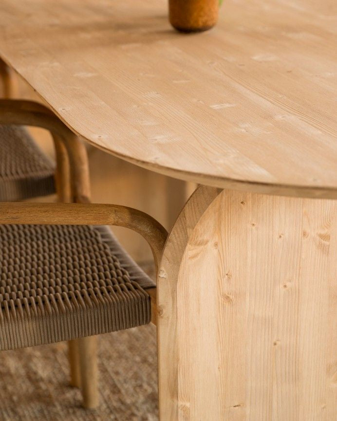 Table bois naturel Javea 180cm