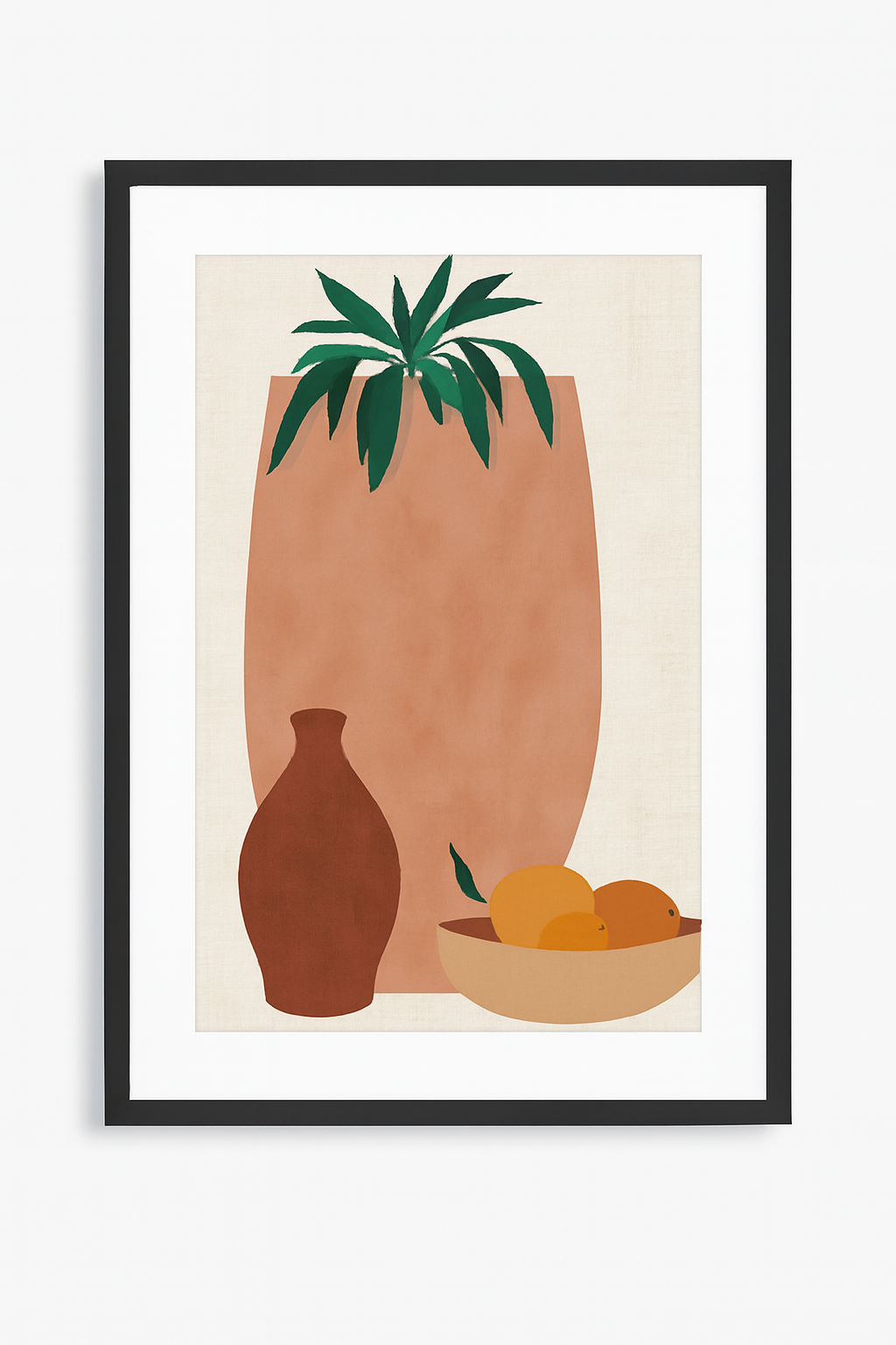 Affiche encadrée – Nature moderne (42.5x53 cm)