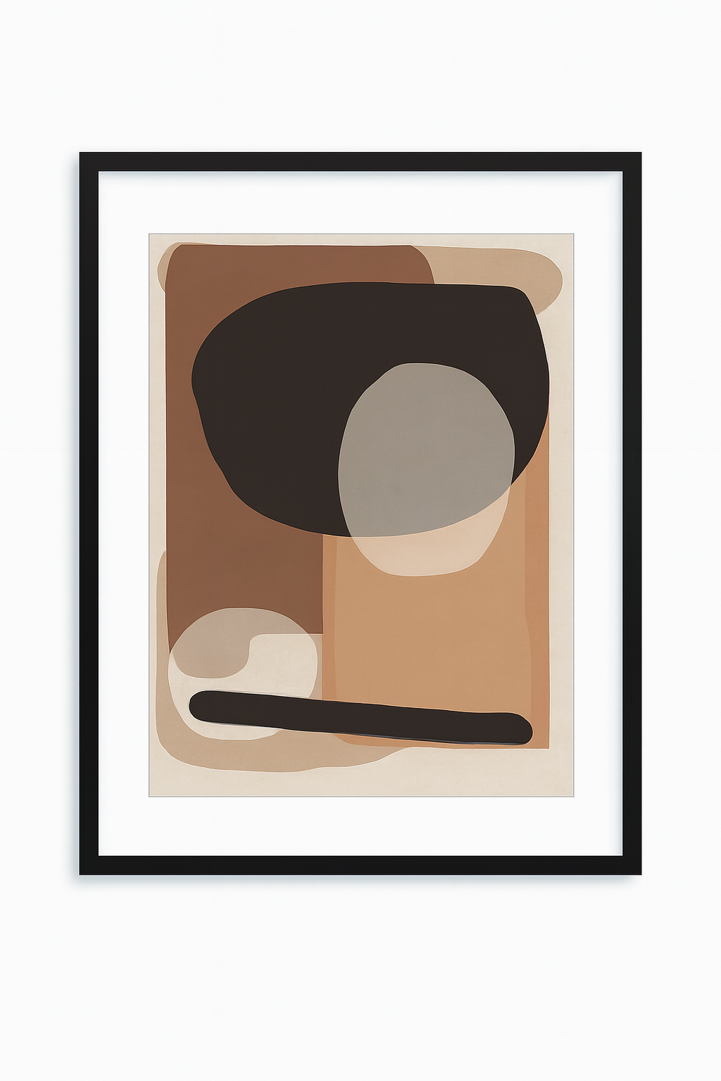 Affiche encadrée – Architecture minimaliste (42.5x53 cm)