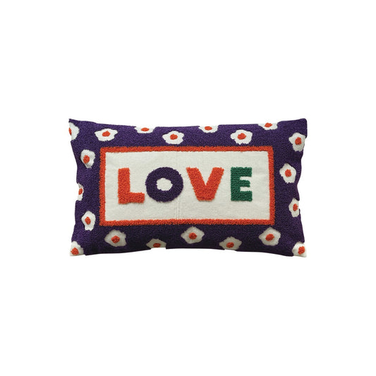 Coussin love violet