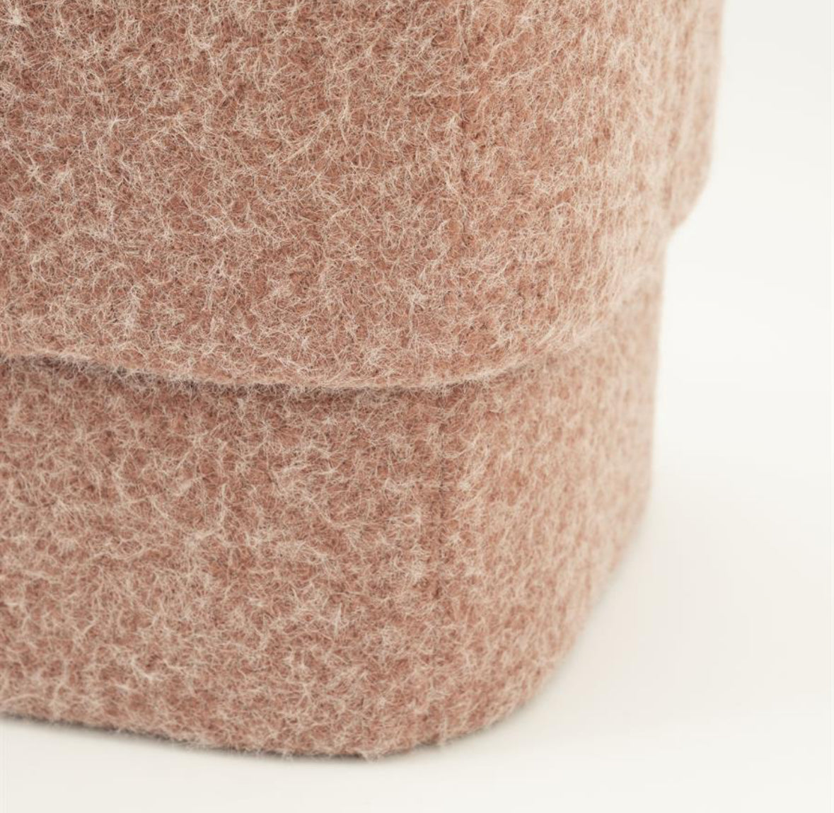 Pouf carré Rose doux  40x40x40cm