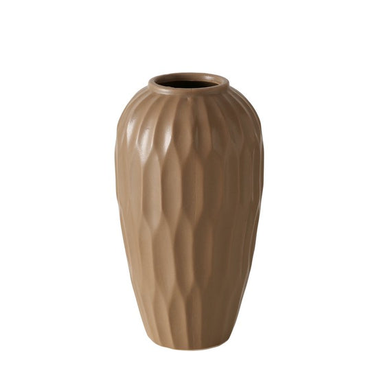 Vase marron H21.5 cm