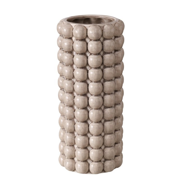Vase haut beige