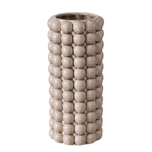 Vase haut beige