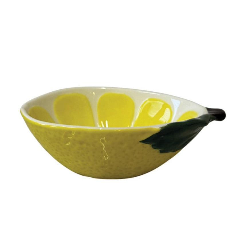 Bol ovale citron L14 P10 H4,6cm