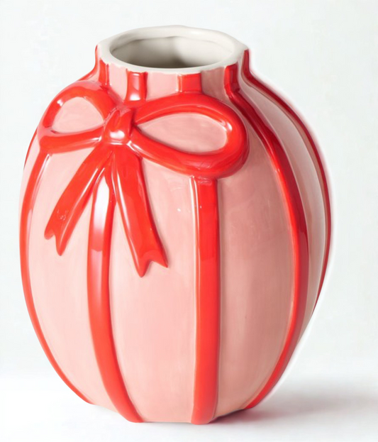 Vase Noeud relief H19,5cm